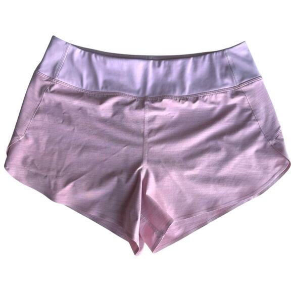 Athleta Run With It Textured 3.5” Short Pink Size Medium Running Lined - Picture 3 of 7